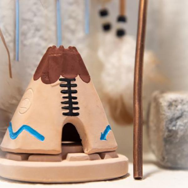 Incienso de Santa Fe ティピー Teepee インセンスバーナー 松の天然木製お香付き |  | 05