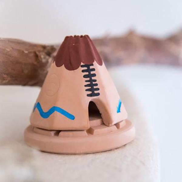Incienso de Santa Fe ティピー Teepee インセンスバーナー 松の天然木製お香付き |  | 06