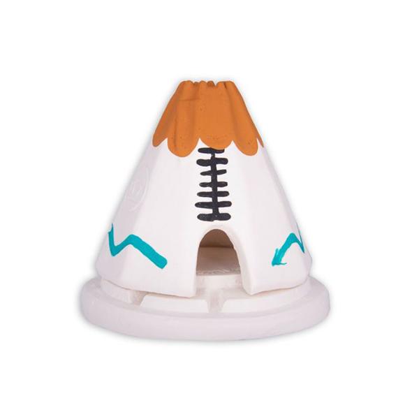Incienso de Santa Fe ホワイトティピー White Teepee インセンスバーナー 松の天然木製お香付き |  | 01