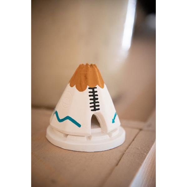 Incienso de Santa Fe ホワイトティピー White Teepee インセンスバーナー 松の天然木製お香付き |  | 03