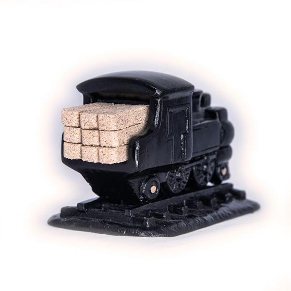 Incienso de Santa Fe ブラック スチーム エンジン Black Steam Engine Natural Wood Incense Burner インセンスバーナー 松の天然木製お香付き |  | 01