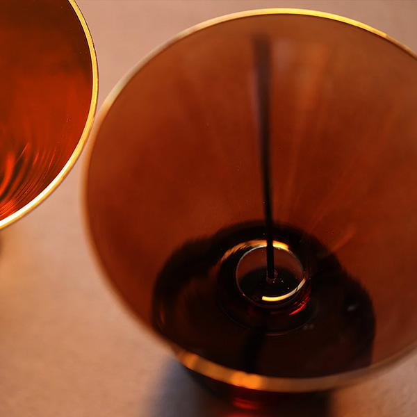 HUNT9 Hazel Alle a te ヘーゼル アラーテ お香立て インセンスホルダー Dusky Amber Cylinder 58293 | magnet | 05