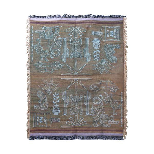 HERE オアハカスローケット "Tiger and more / Blue" | DETAIL | 01