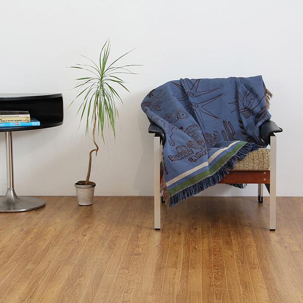 HERE オアハカスローケット "Tiger and more / Blue" | DETAIL | 02