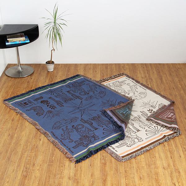 HERE オアハカスローケット "Tiger and more / Blue" | DETAIL | 09