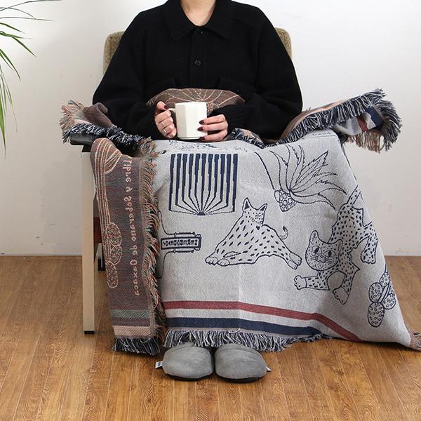 HERE オアハカスローケット "Cat and more / Gray" | DETAIL | 03