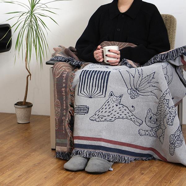 HERE オアハカスローケット "Cat and more / Gray" | DETAIL | 04