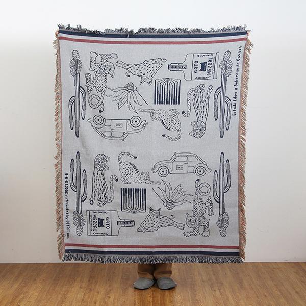 HERE オアハカスローケット "Cat and more / Gray" | DETAIL | 05