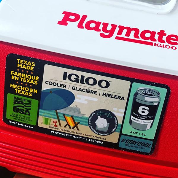 igloo（イグルー） PLAYMATE プレイメイト MINI レッド 12424