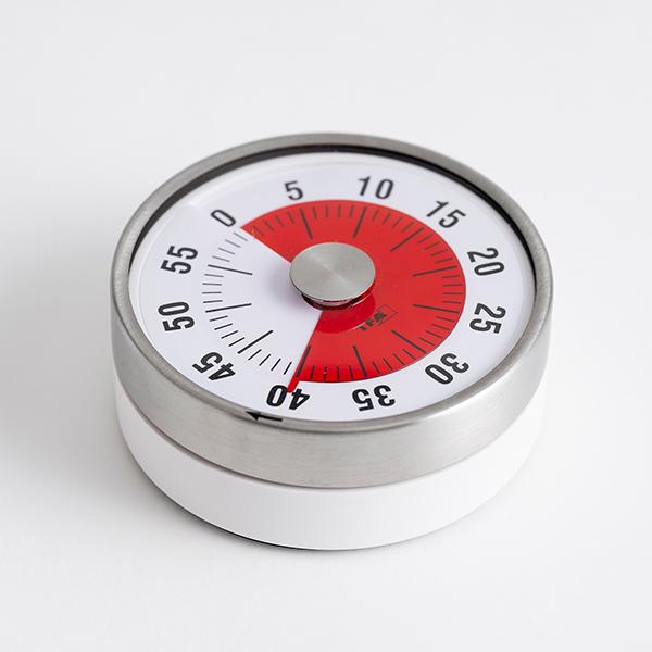 TFA アナログキッチンタイマー パック Analogue kitchen timer PUCK 38.1028.02 アイボリー |  | 02