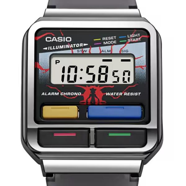 CASIO ストレンジャー・シングス コラボレーションモデル A120WEST-1A メンズデジタル腕時計 海外モデル [並行輸入品]の画像