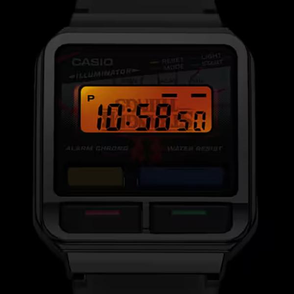 CASIO ストレンジャー・シングス コラボレーションモデル A120WEST-1A メンズデジタル腕時計 海外モデル [並行輸入品]の画像