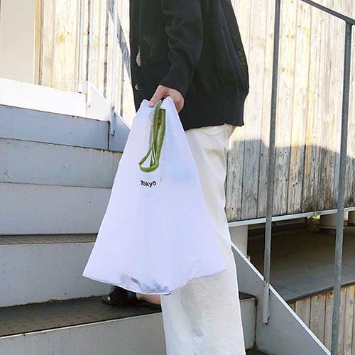 WEEKEND(ER) 山手線ハングバッグ HUNG BAG エコバッグBENTOサイズ 10574（東京〜高田馬場 15駅） |  | 01