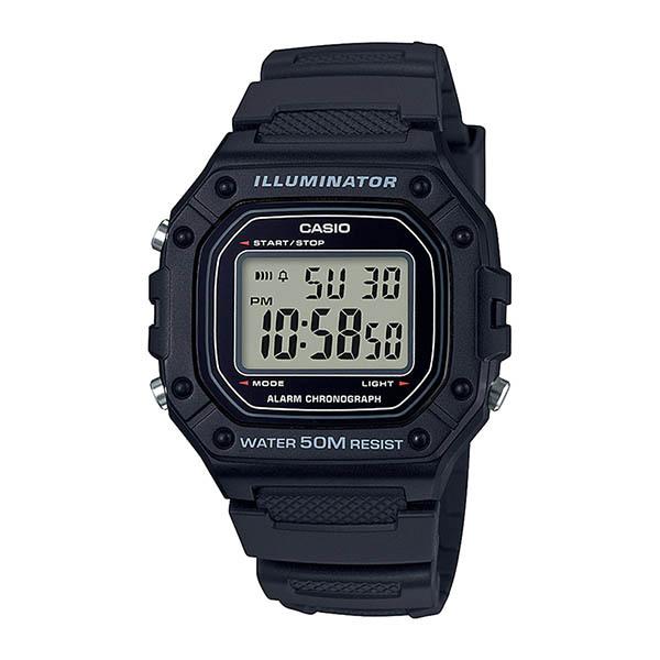 CASIO メンズデジタル腕時計 W-218H-1AVDF | CASIO