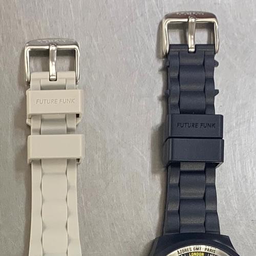 FUTURE FUNK  (フューチャー ファンク)FF105-WH ポリウレタンベルト クオーツ腕時計（ホワイト） | FUTURE FUNK | 06