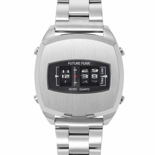 Future Funk フューチャー ファンク Ff101 Sv Mt クオーツ腕時計 7 917 Rodcontrol 通販 Yahoo ショッピング