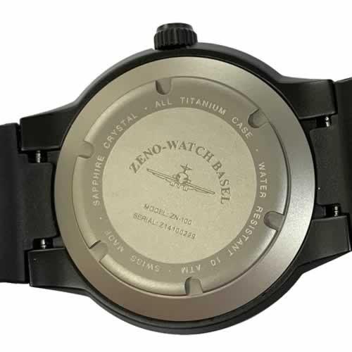 ZENO-WATCH BASEL クオーツチタニウム メンズパイロットウォッチ 201-1 