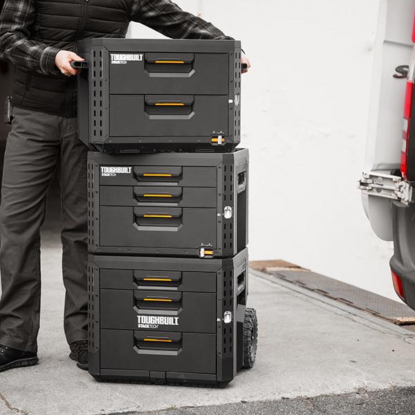 TOUGHBUILT（タフビルト） TOUGHBUILT StackTech ウィール 3 ドロワー