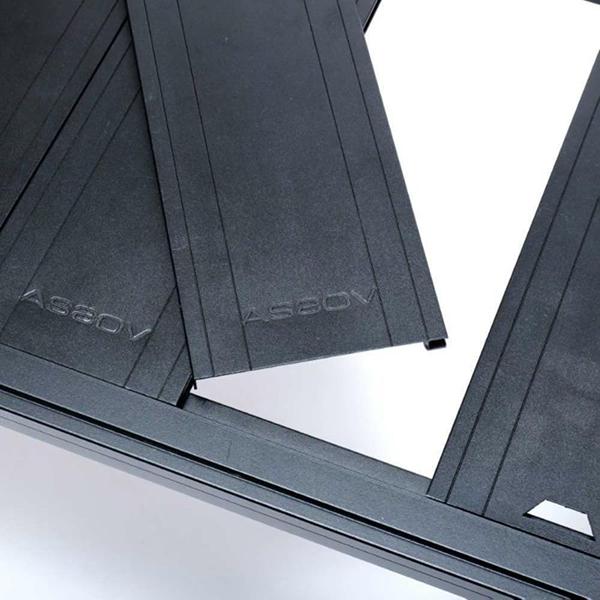 AS2OV(アッソブ)  フォールディングテーブル FOLDING TABLE ブラック 492502-10の画像