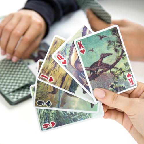 KIKKERLAND 3Dダイナソープレイングカード GG129 | KIKKERLAND | 01