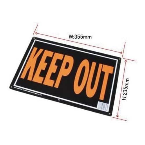 HY-KO 9.25x14アルミサイン（KEEP OUT） HY-807 |  | 01