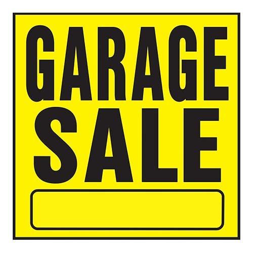 HY-KO 11x11 HeavyDutyプラスチックサイン(GARAGE SALE) HY-YP-3 | 
