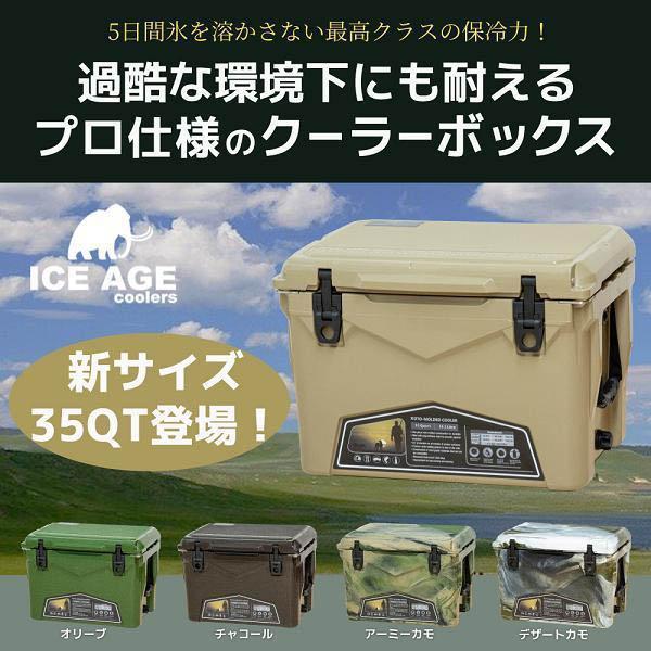 ICE AGE cooler (アイスエイジ) クーラーボックス 35QT 33.1L (ILC035) | ICE AGE | 01