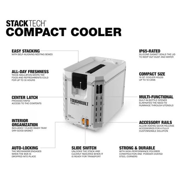 TOUGHBUILT STACK TECH ハードクーラー16qt TB-B1-C-60C |  | 01