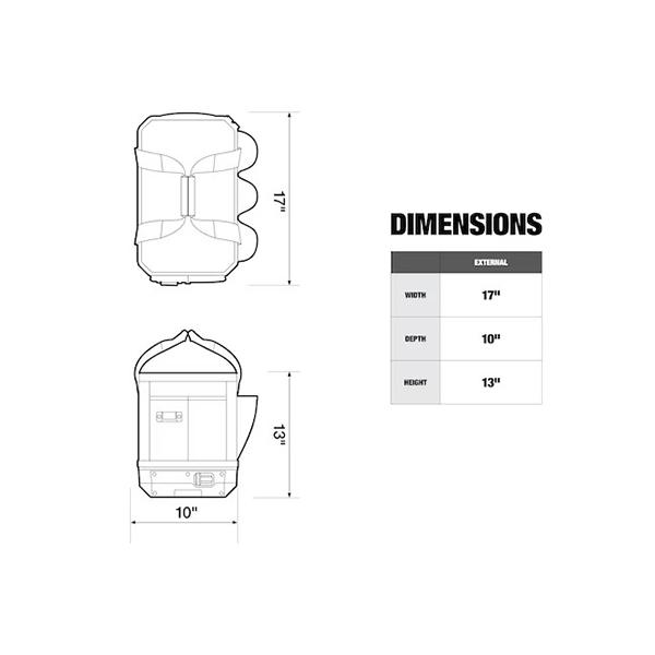 TOUGHBUILT STACK TECH ツールバック"ハーフサイズ" TB-B1-S-60C | TOUGHBUILT | 13