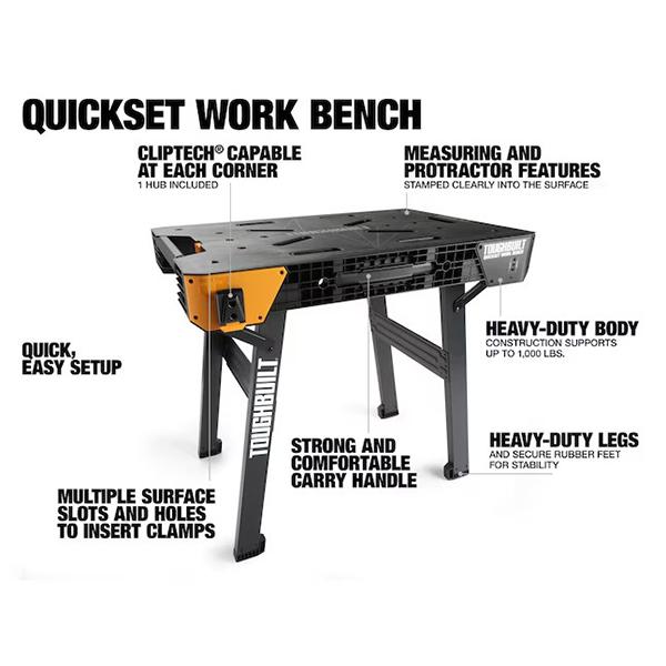 TOUGHBUILT クイックセットワークベンチ TB-WB700 | TOUGHBUILT | 01