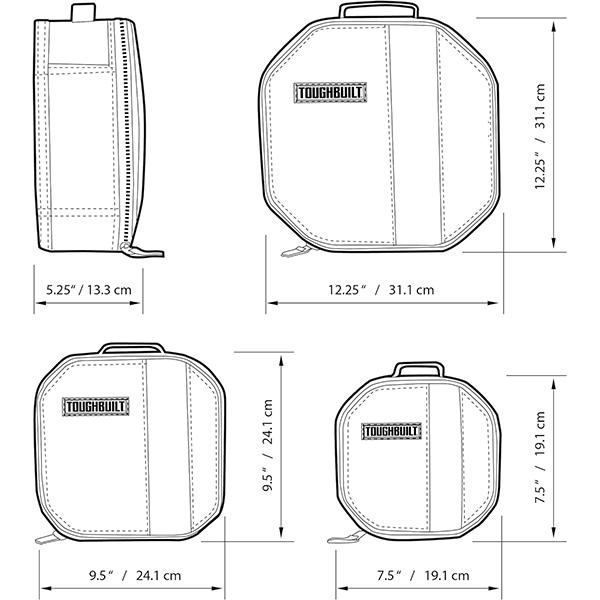 TOUGHBUILT ツールメイトソフトケース（3Pack) TB-192-C | TOUGHBUILT | 07