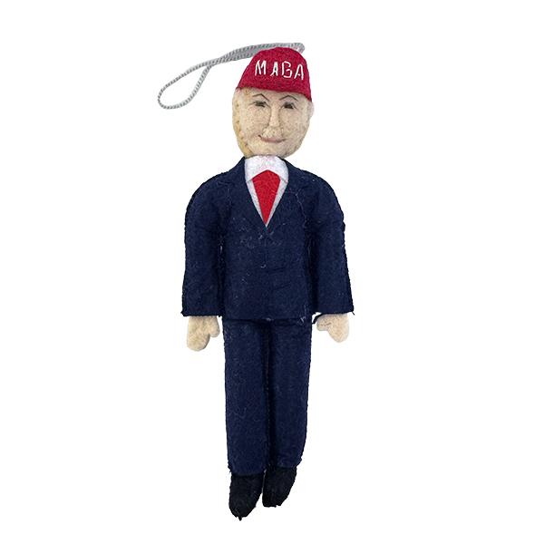 SILK ROAD BAZAAR ドナルド・トランプ Donald Trump フェルト製オーナメント | 