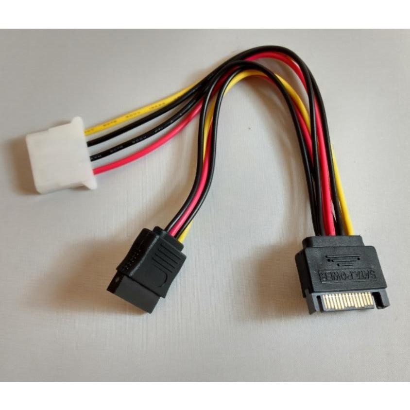 Sataケーブル 15pinオス 15pinメス 4pinメス Sata15p To 15p 4pケーブル 長約20cm Sata ２分岐 変換ケーブル 代引不可 M034 ナノカストア 通販 Yahoo ショッピング