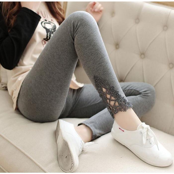 可愛い レディース レギンス レース レギンス パンツ レギパン おしゃれ 美脚 ストレッチ レギンス ロングパンツ Wo044 ナノカストア 通販 Yahoo ショッピング