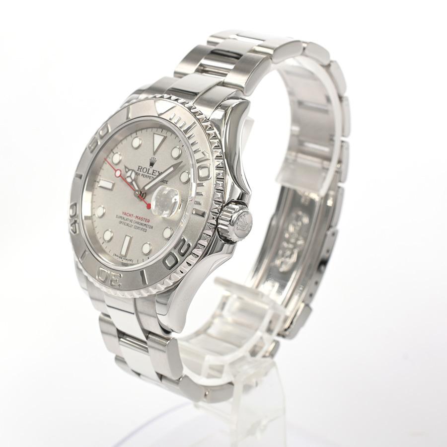 ロレックス ヨットマスターロレジウム 腕時計 16622 Z番 グレー メンズ 中古A品｜rodeo-shop｜02