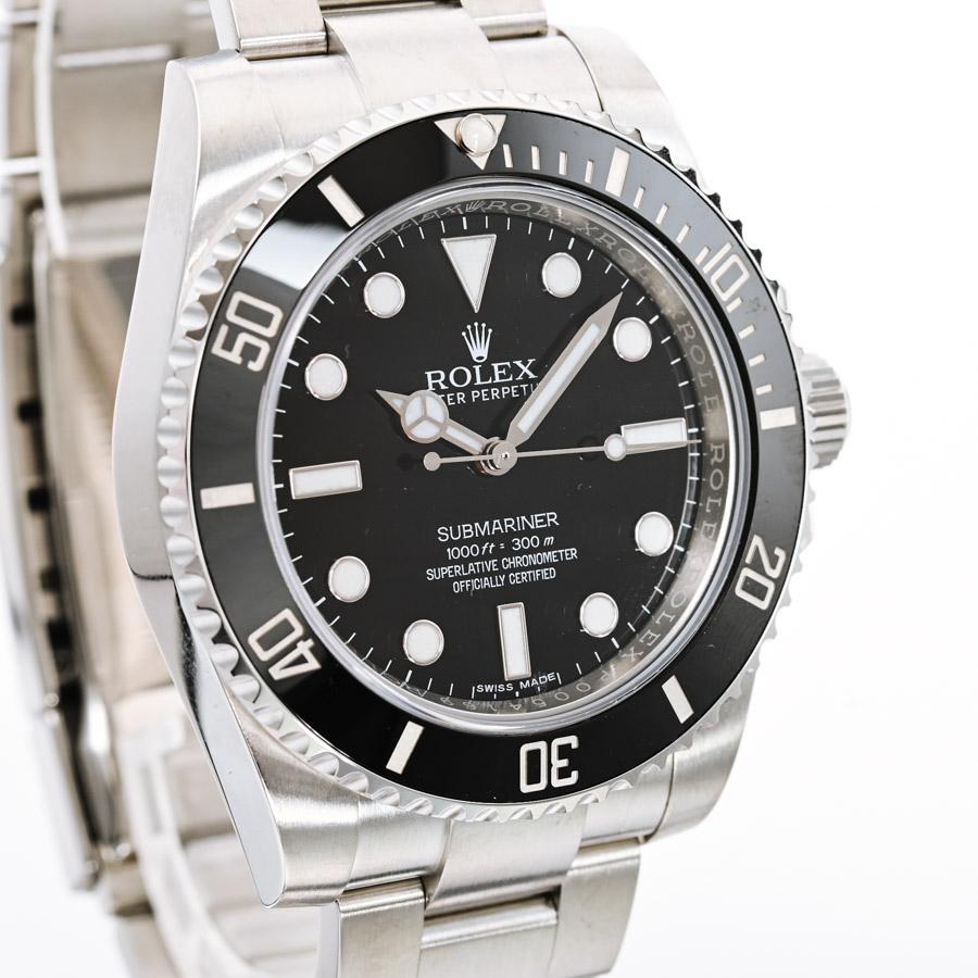 ロレックス サブマリーナー 腕時計 114060 ランダム品番 ブラック メンズ 中古A品｜rodeo-shop｜04