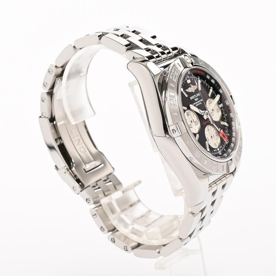 ブライトリング クロノマット44 GMT 腕時計 AB042011/Q589  ブラック メンズ 中古A品｜rodeo-shop｜03