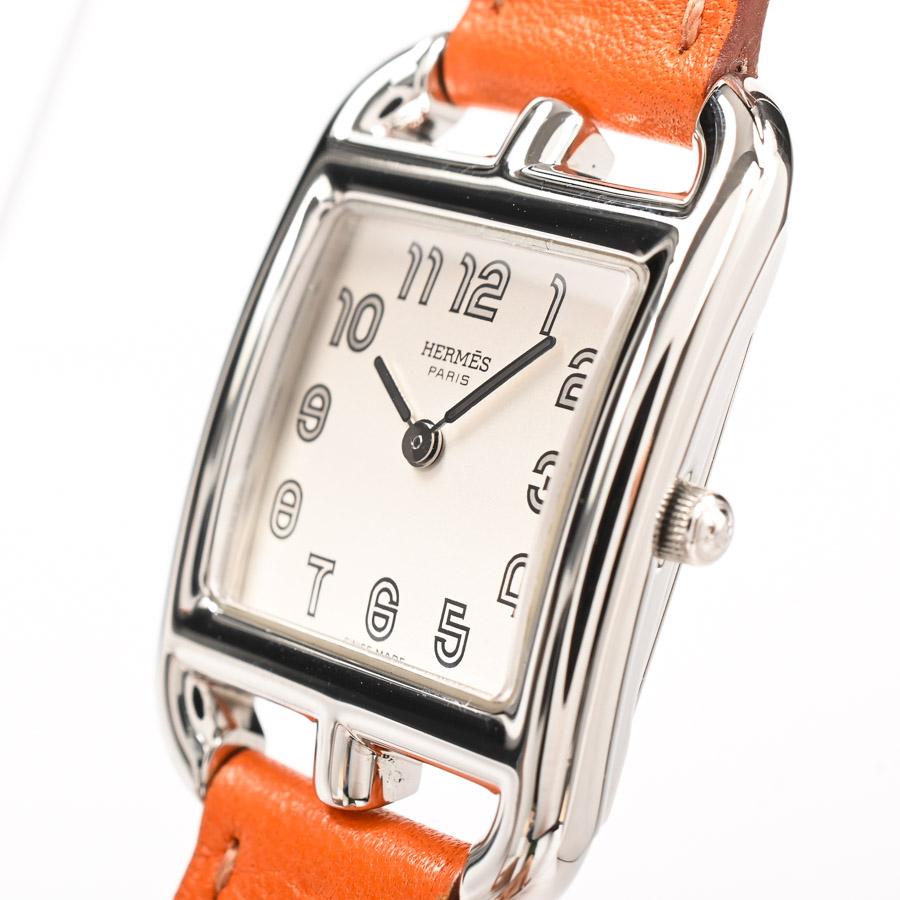 エルメス ケープコッド ドゥブルトゥール 腕時計 CC1.210  シルバー レディース 中古A品｜rodeo-shop｜02