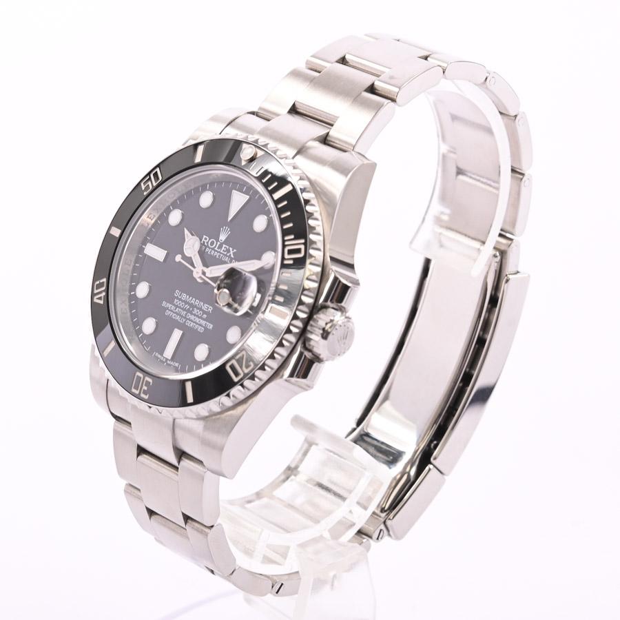 ロレックス サブマリーナー 腕時計 116610LN ランダム品番 ブラック メンズ 中古A品｜rodeo-shop｜02