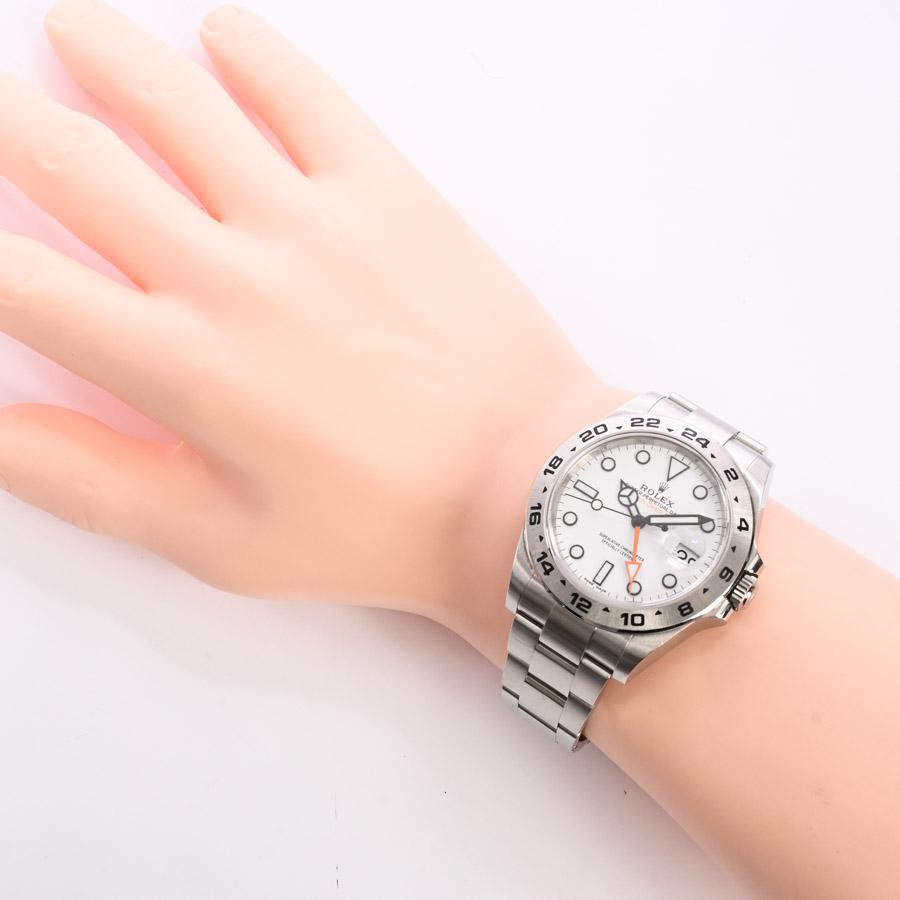 ロレックス エクスプローラー2 腕時計 216570 ランダム品番 ホワイト メンズ 中古A品｜rodeo-shop｜07