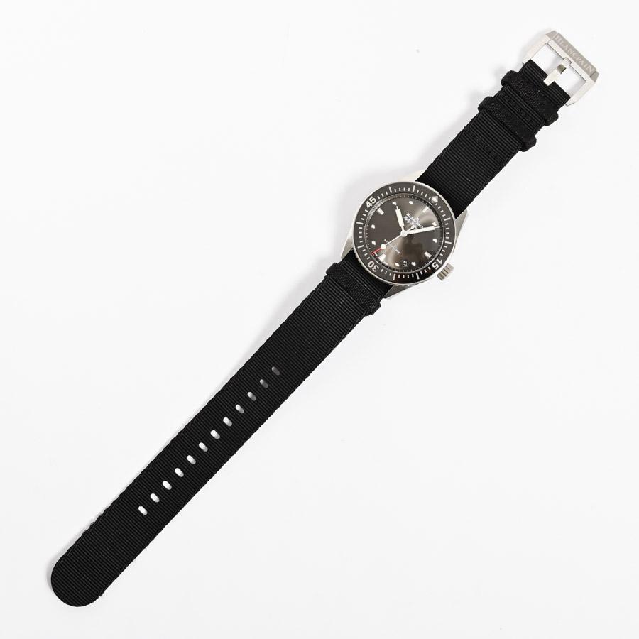 ブランパン フィフティファゾムス バチスカーフ 腕時計 5100B-1110-NABA  グレー メンズ 中古A品｜rodeo-shop｜03
