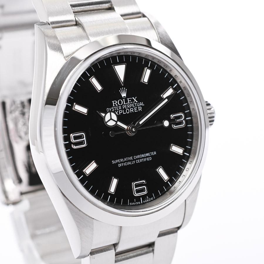 ロレックス エクスプローラーI 腕時計 114270 Z番 ブラック メンズ 中古A品｜rodeo-shop｜04