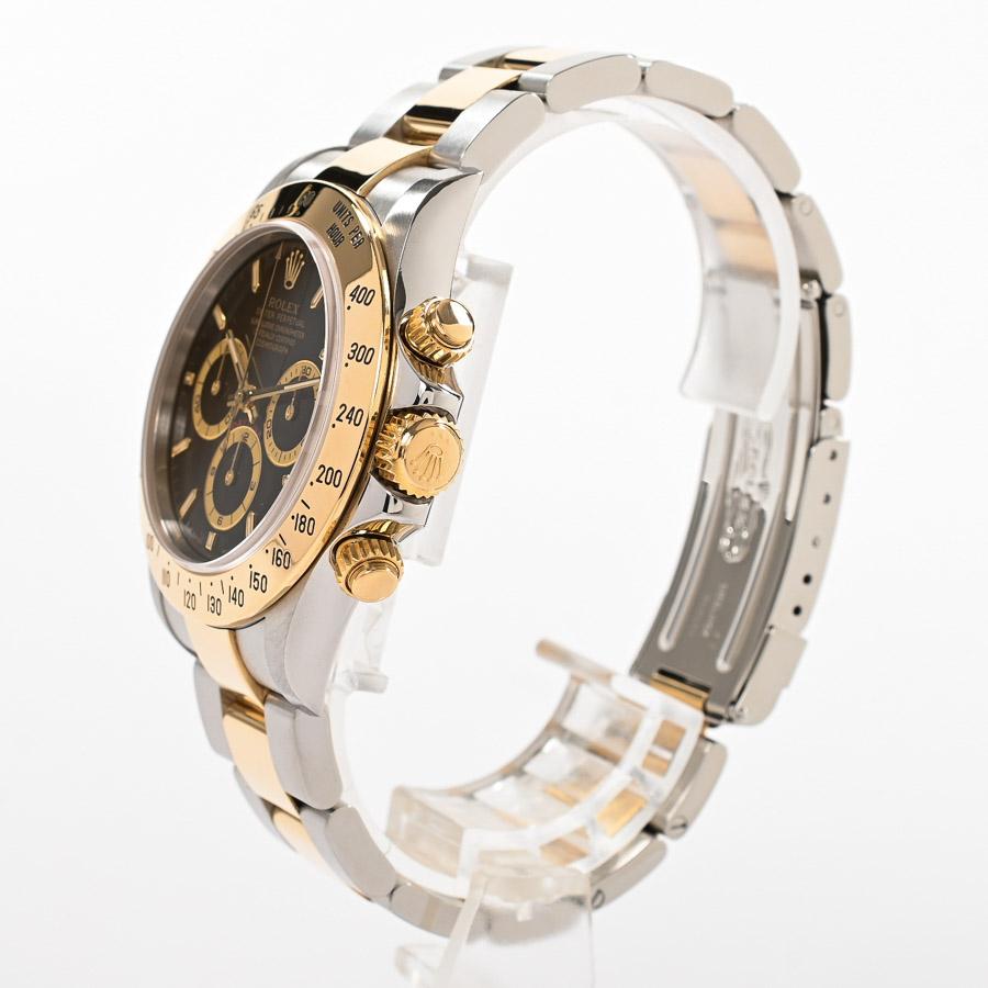 ロレックス デイトナ 腕時計 16523 A番 ブラック メンズ 中古A品｜rodeo-shop｜02