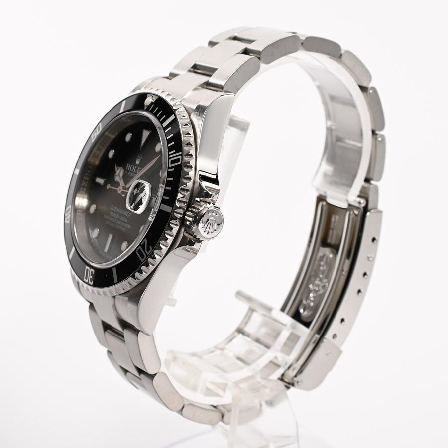 ロレックス サブマリーナー 腕時計 16610 V番 ブラック メンズ 中古A品｜rodeo-shop｜02