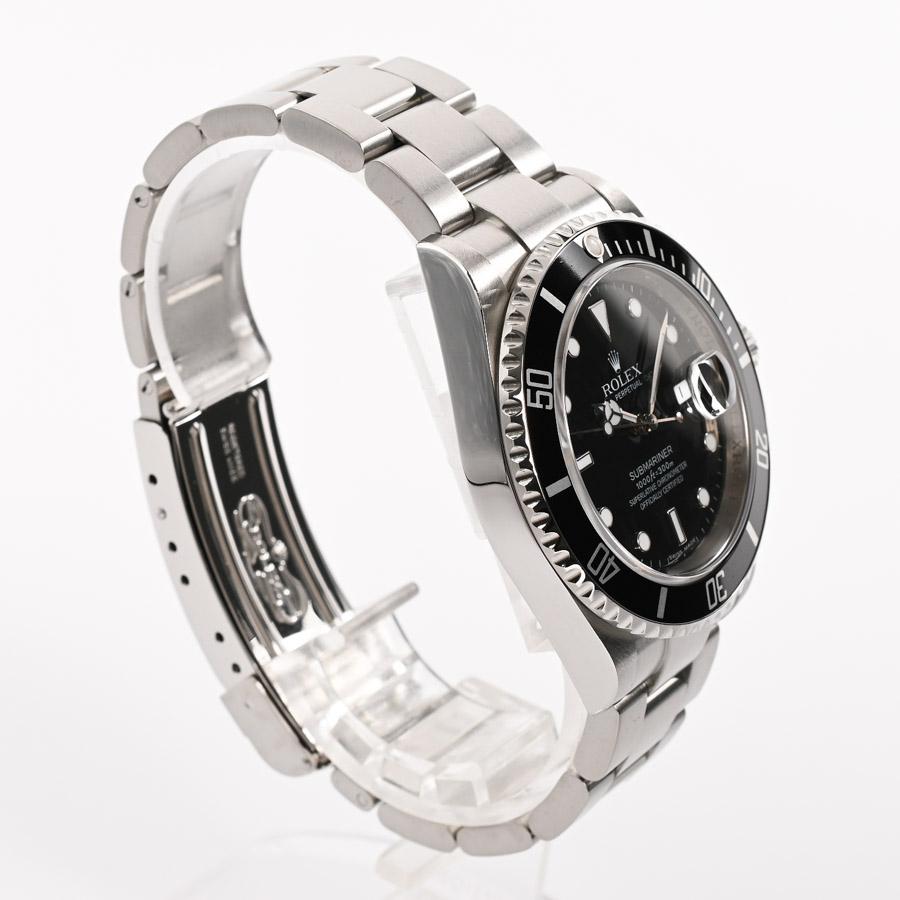 ロレックス サブマリーナー 腕時計 16610 V番 ブラック メンズ 中古A品｜rodeo-shop｜03