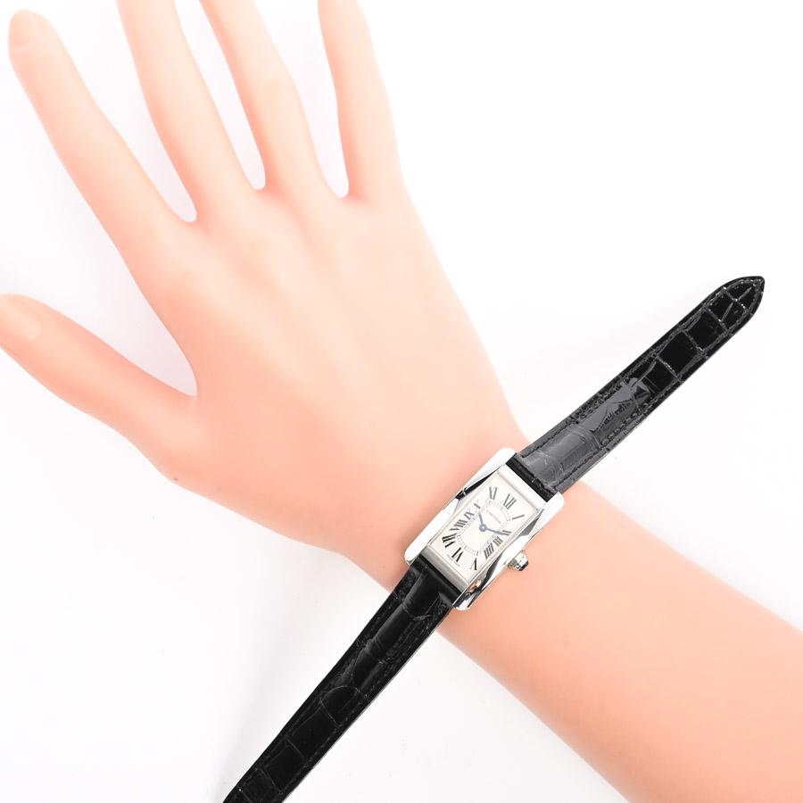 Cartier（カルティエ） タンクアメリカンSM 腕時計 WSTA0016 シルバー