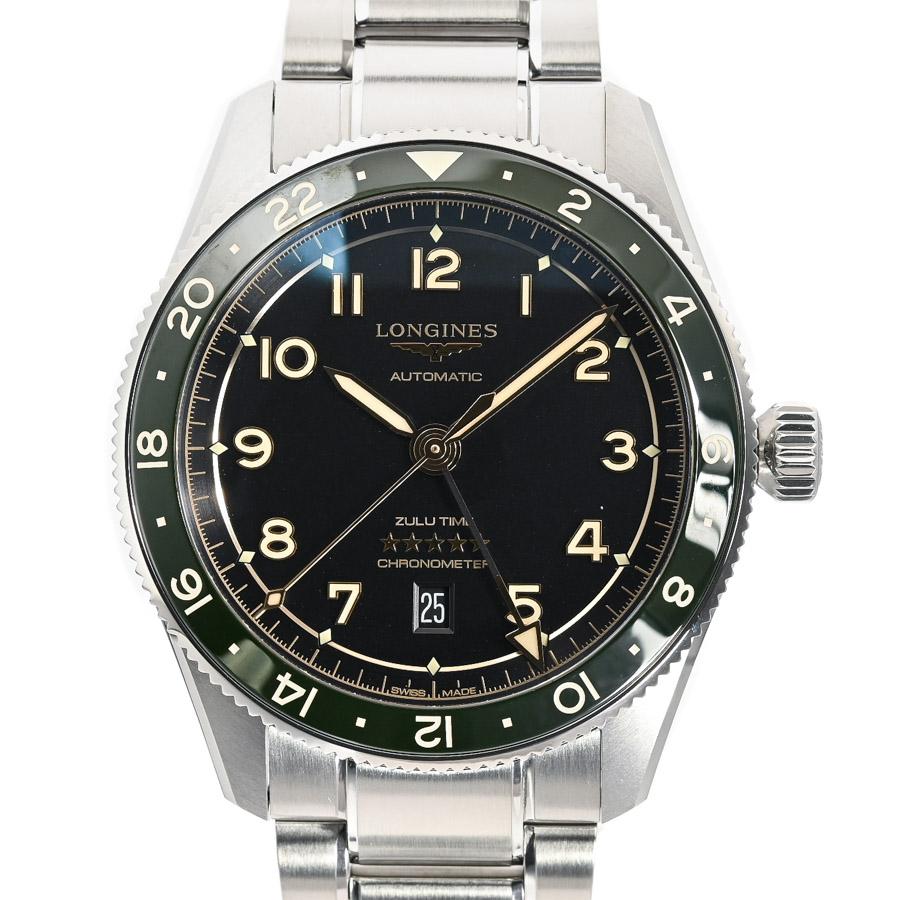 LONGINES 黒文字盤 時計 6126