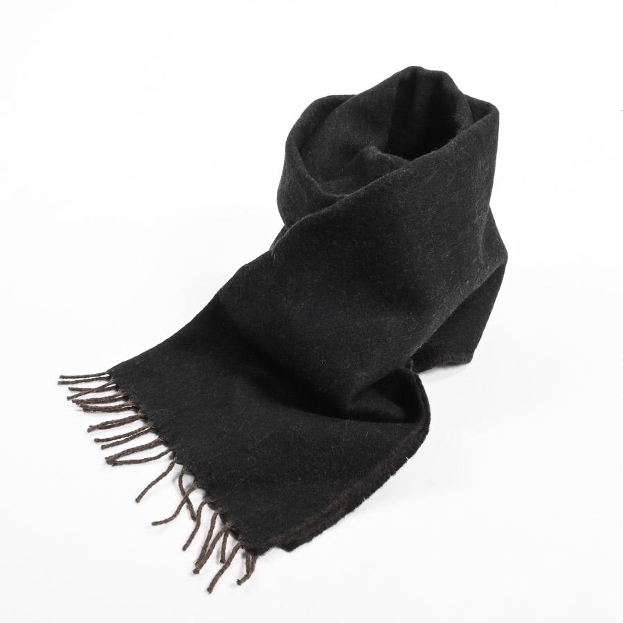 エルメス マフラー マフラー ブラック/ブラウン ユニセックス 中古A品