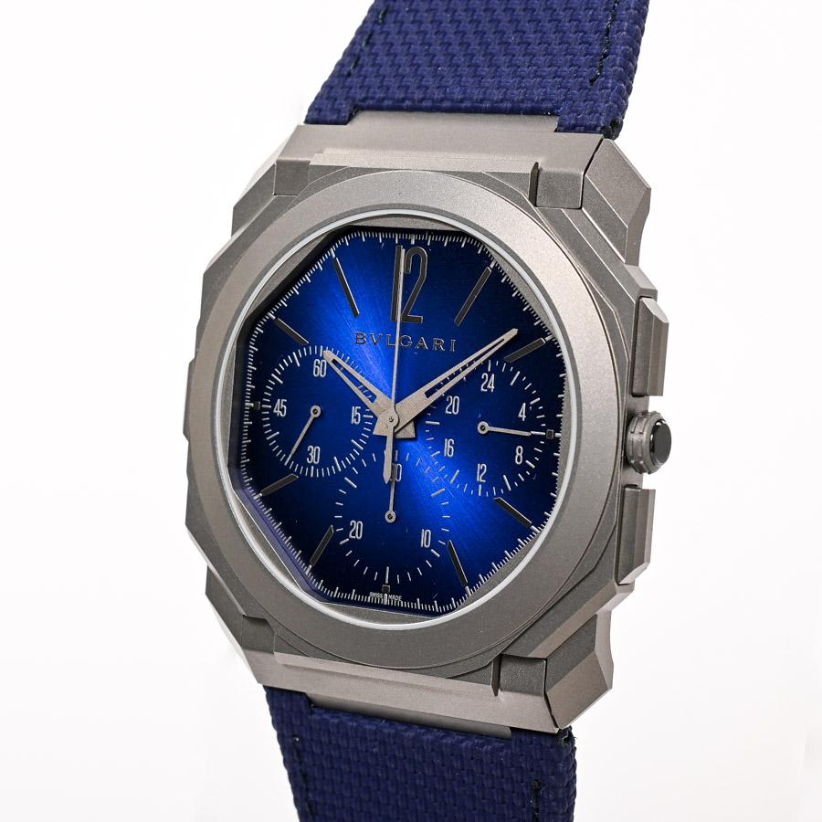 BVLGARI ブルガリ オクト フィニッシモ クロノグラフ GMT 腕時計 