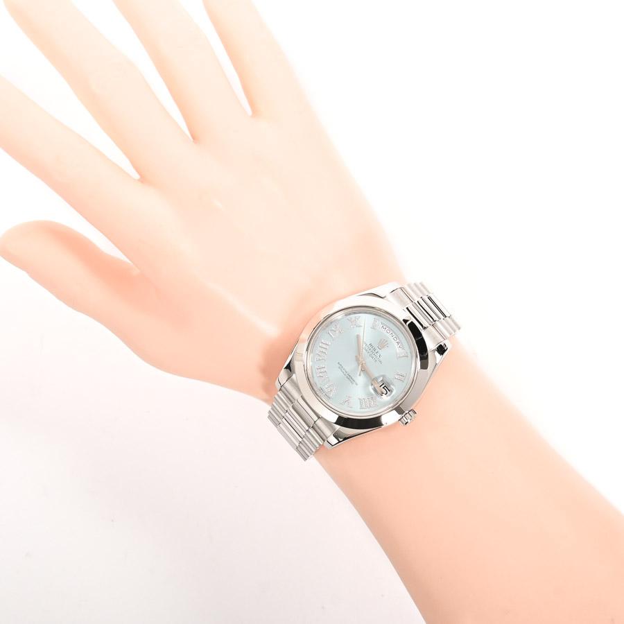 ROLEX（ロレックス） デイデイト2 腕時計 218206 ランダム品番 アイス